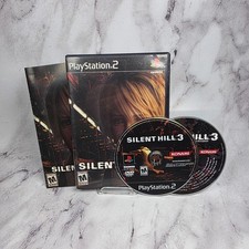 Silent Hill 3 (PlayStation 2, PS2, 2003) CIB W/Soundtrack Manual TESTED Discs NM
