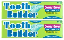 SLS Free Toothpaste for Sensitive Teeth, Canker Sores, Bad Breath, 4 oz