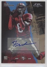 2015 Topps Fire Rookies Blue Auto 40/75 Dres Anderson #41 Auto 2u8