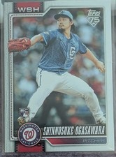 [RC] Shinnosuke Ogasawara Topps 75th Anniversary Rookie Card Japanese Left Arm