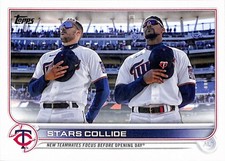 2022 Topps Update #US230 Carlos Correa / Byron Buxton Twins Stars Collide