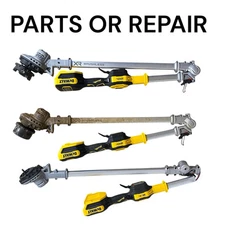 (3) DeWALT DCST922 20V MAX Brushless Foldable String Trimmer (FOR PARTS ONLY)