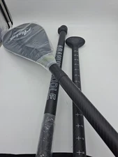 Abahub Carbon SUP Paddle 1 x 3 Section Adjustable 67" - 86" Carbon Fiber Sh