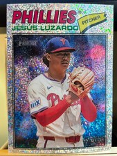 Jesus Luzardo - Philies: 2026 Topps Heritage Chrome Silver Sparkle #168