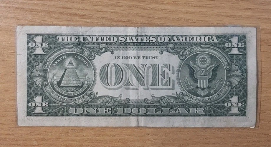 1981 GEORGE WASHINGTON ONE DOLLAR BILL $1 RICHMOND VIRGINIA 65026885 - Image 4 of 4