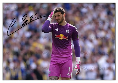 12944. Lucas Perri Signed Pictures (A4 Prints) Leeds United Lyon Botafogo
