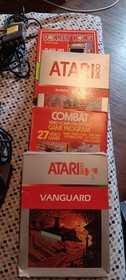 ATARI CX-2600 CONSOLE WITH GAMES AND ACCESSORIES