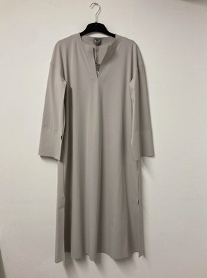 *NEU* Max Mara neues Midikleid Rapace Hellgrau Stretch Technical Jersey Gr.M
