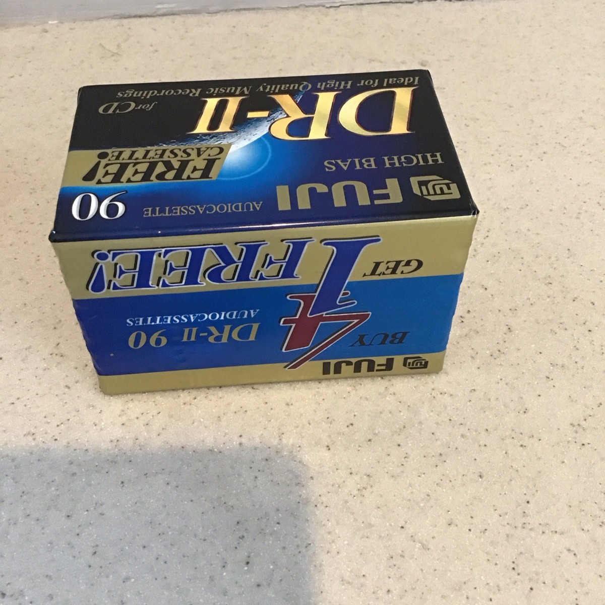LOT DE TROIS CASSETTES VIERGES FUJI DR-Ix 90 TYPE I POSITION NORMAL
