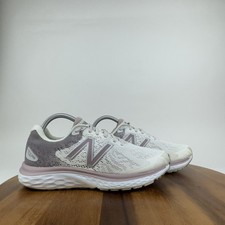 Womens New Balance Fresh Foam 680v8 Sea Salt Violet Shadow Running Shoes Sz 9 B
