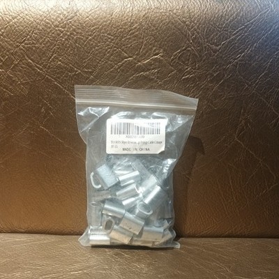 13/6'' Aluminum Crimping Loop Wire Rope Sleeves Single Barrel Ferrule 50 Pc