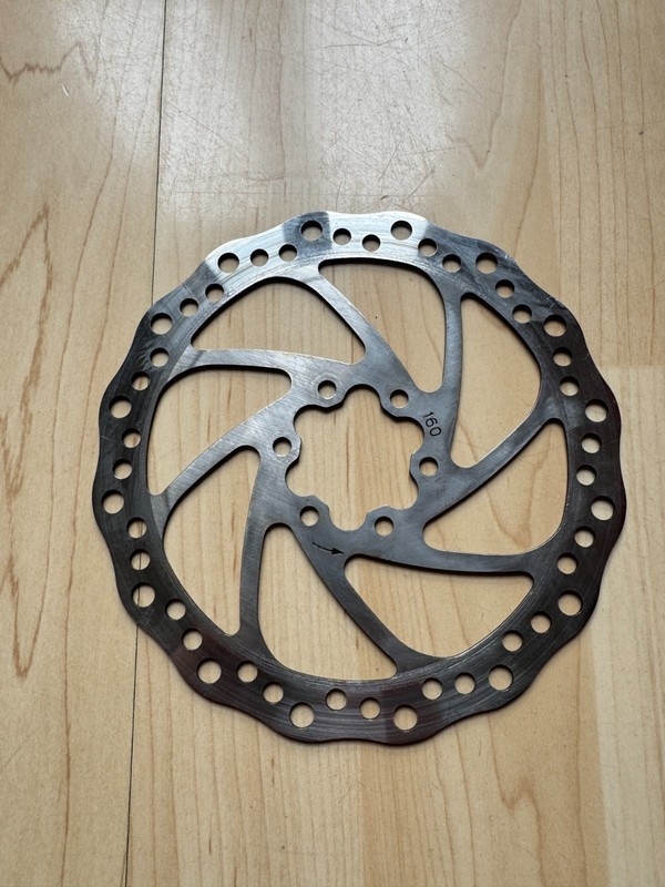 Tektro Mountain Bike Disc Brake Rotor 160mm/6 Bolts