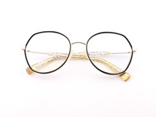 Furla Eyeglasses, Frames Only, VFU376K 0300 Black/Gold, 55-18-135, Metal