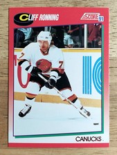 1991-92 Score Canadian English #212 Cliff Ronning