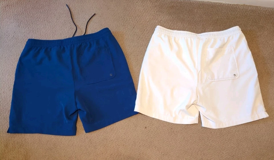 Banana Republic Lote de 2 Bañadores/Traje de Baño para Hombres con Bolsillos Bolsa Grande Foto 2 de 4