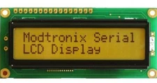 Lot of 34 pcs: 2x16 LCD Display, FSTN black, amber LED backlight - NEW