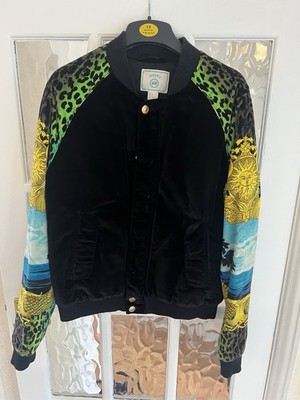 Versace X H&M Velvet Bomber Jacket Size Medium M Kanye West | eBay UK