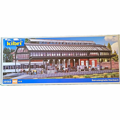 Kibri HO 39568 Station Platform Hall Kit 1:87 Plastic, Not Painted