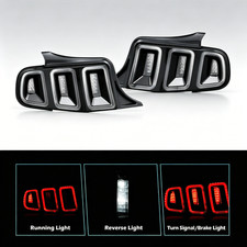 Clear Led Tail Lights Lamps For 2010-2014 10-14 Ford Mustang Wsequential Signal