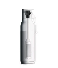 32oz Larq Movement In Straw Filtered Flip Top Water Bottle White Pebble Purevis