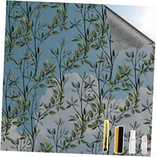  One Way Window Privacy Film, Daytime Privacy Static Cling Sun Blocking Anti 