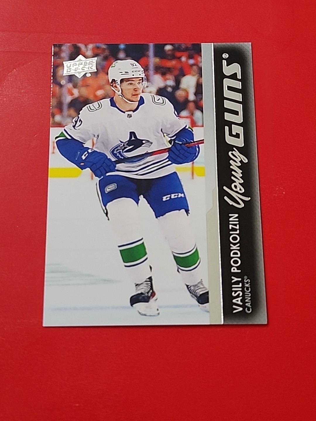 Vasily Podkolzin 2021-22 Upper Deck Young Guns #481 Vancouver Canucks