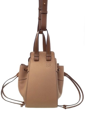 LOEWE Hammock Leather Drawstring Shoulder Bag