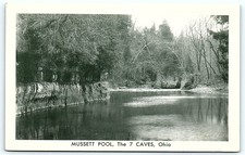Mussett Pool, The 7 Caves, Ohio Postcard
