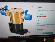 Bosch Gas Valve Assembly OEM Part 00411253 Genuine Replacement Part