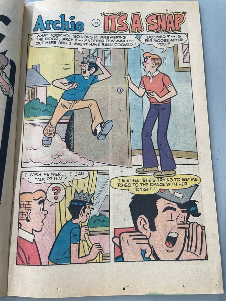 Archie Series Everythings Archie #42 Sept 1975 Comic Book Vintage Rare ...