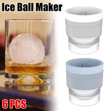 Slow-Melting Stackable Large Ice Cube Mold Maker For Whisky Cocktails Beverage