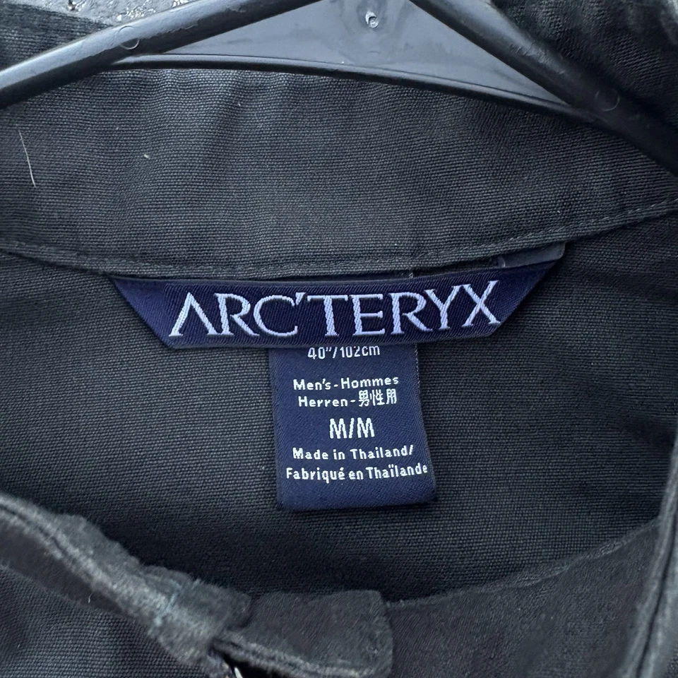 Chaqueta Arc'teryx Crosswire Hombre Negra Mediana Algodón Sarga Envío Incluido  Foto 2 de 3