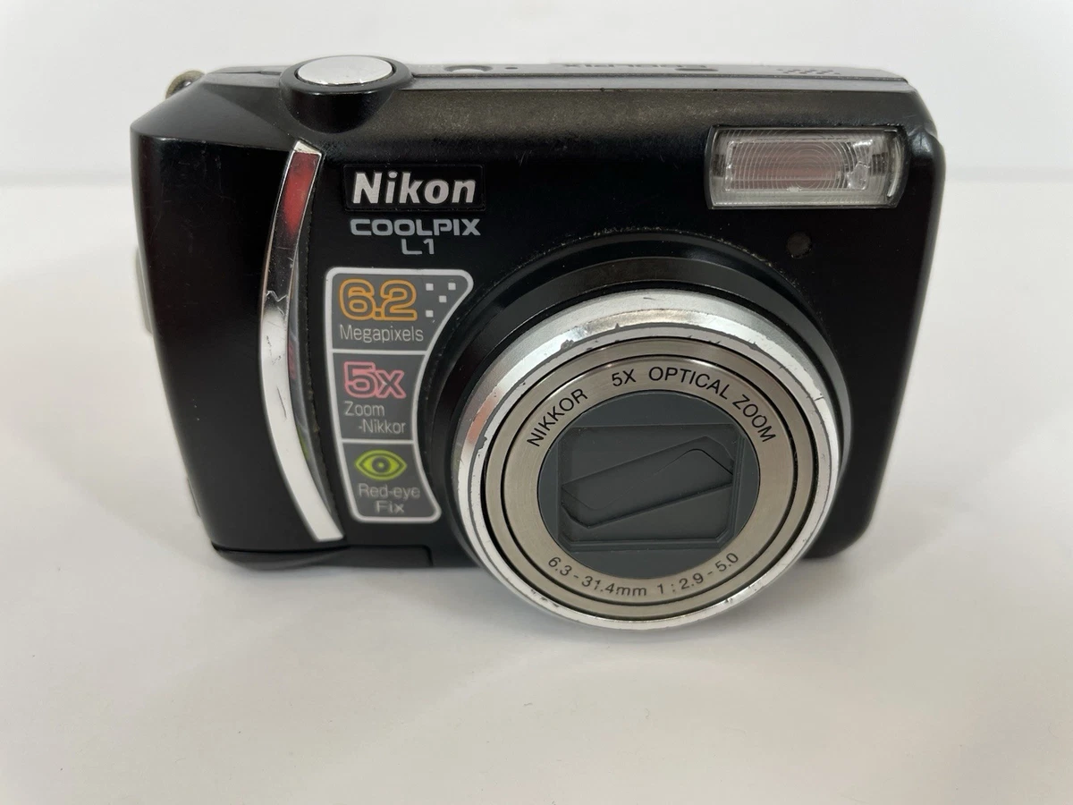 【美品】Nikon COOLPIX L1 本体 256MB SDカード付き Preços baixos em Câmeras digitais Nikon Coolpix L1 com Impressão