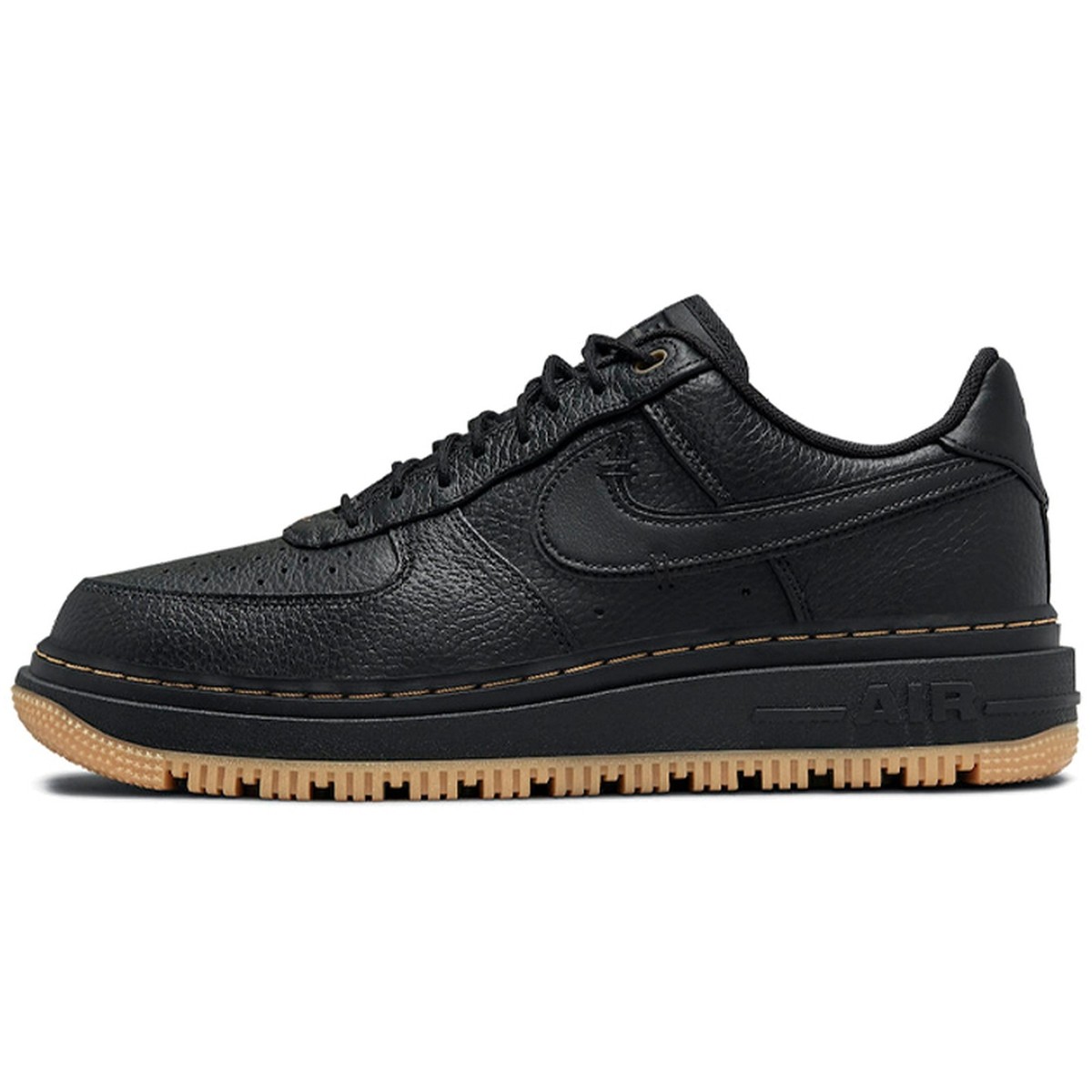 Size 11.5 - Nike Air Force 1 Luxe Black Gum for sale online | eBay