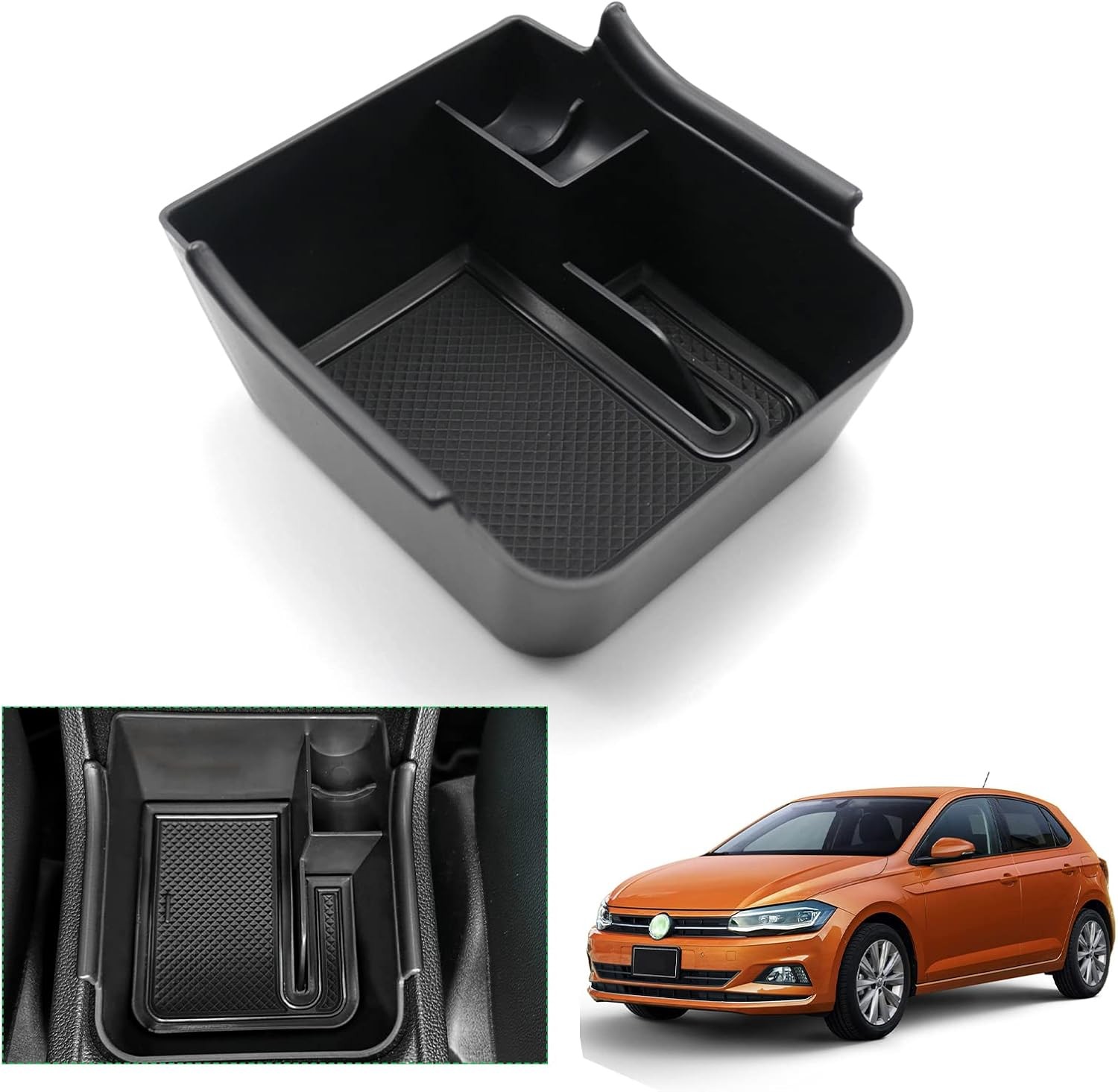 GAFAT 2018-2025 2026 V-W Polo/Taigo/Nivus Centre Console Storage Box, Polo 2024