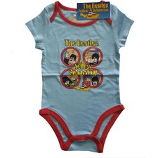 Image of The Beatles Kids Baby Grow: Yellow Submarine Portholes OFFICIAL NEW