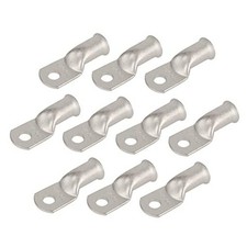 10pcs 2/0 AWG-5/16 M8 Tinned Copper Ring Terminals Battery Lugs, Heavy Duty