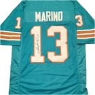 Dan Marino Signed Miami Dolphins Custom Football Jersey JSA Authenticated