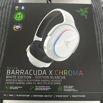 Razer Barracuda X Chroma White Edition Wireless Gaming Headset New Sealed Box