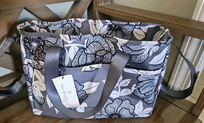 Vera Bradley  Lighten Up Everything Organizer MOON SHADOW MEADOW NWT