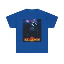 Mortal Kombat II T-Shirt | Sega Master System 90's Fighting Video Game | 8-Bit