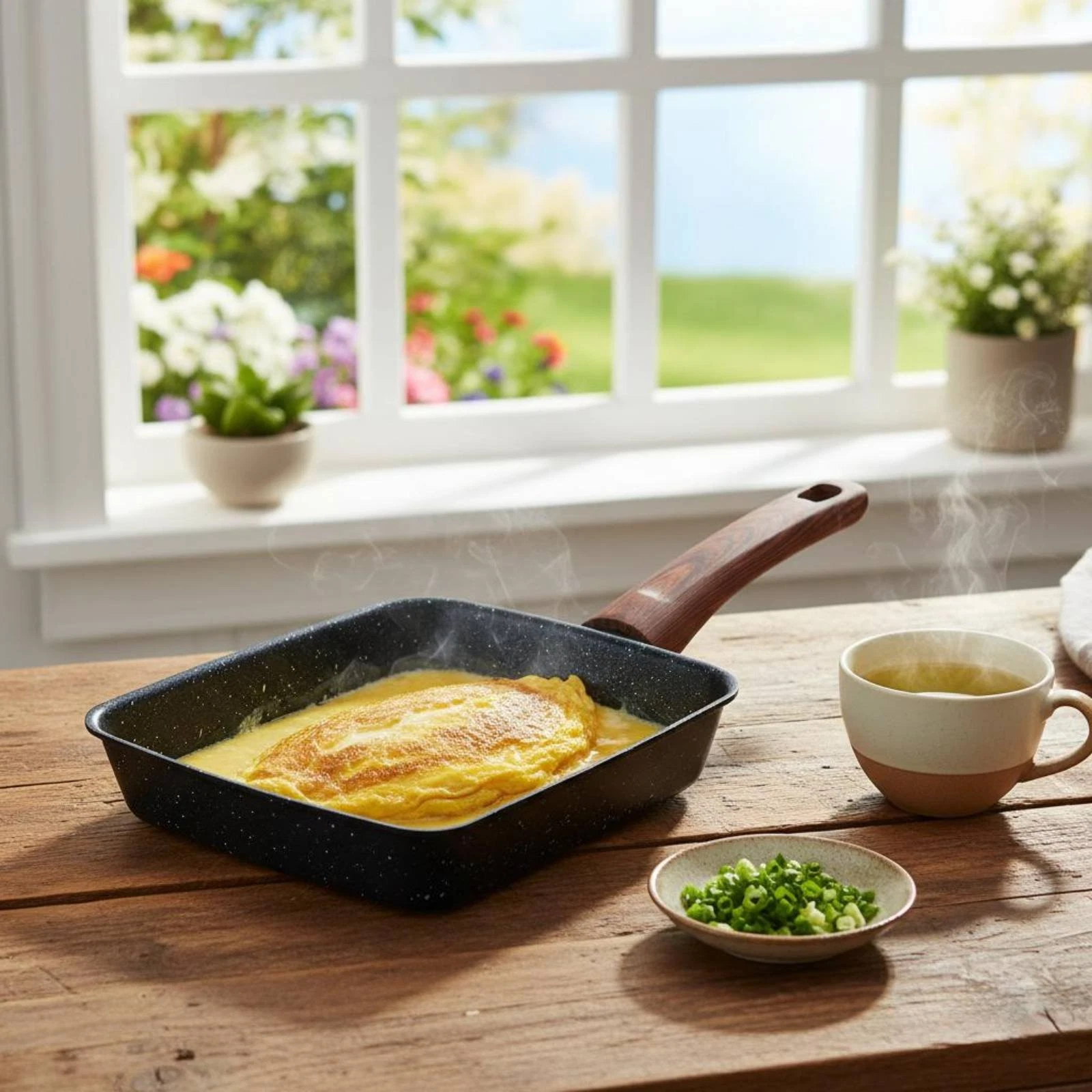 Tamagoyaki Nonstick panFree Cooking Cookware Easy to Clean