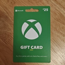 Microsoft Xbox Gift Card - £25 UK - Unused & Sealed