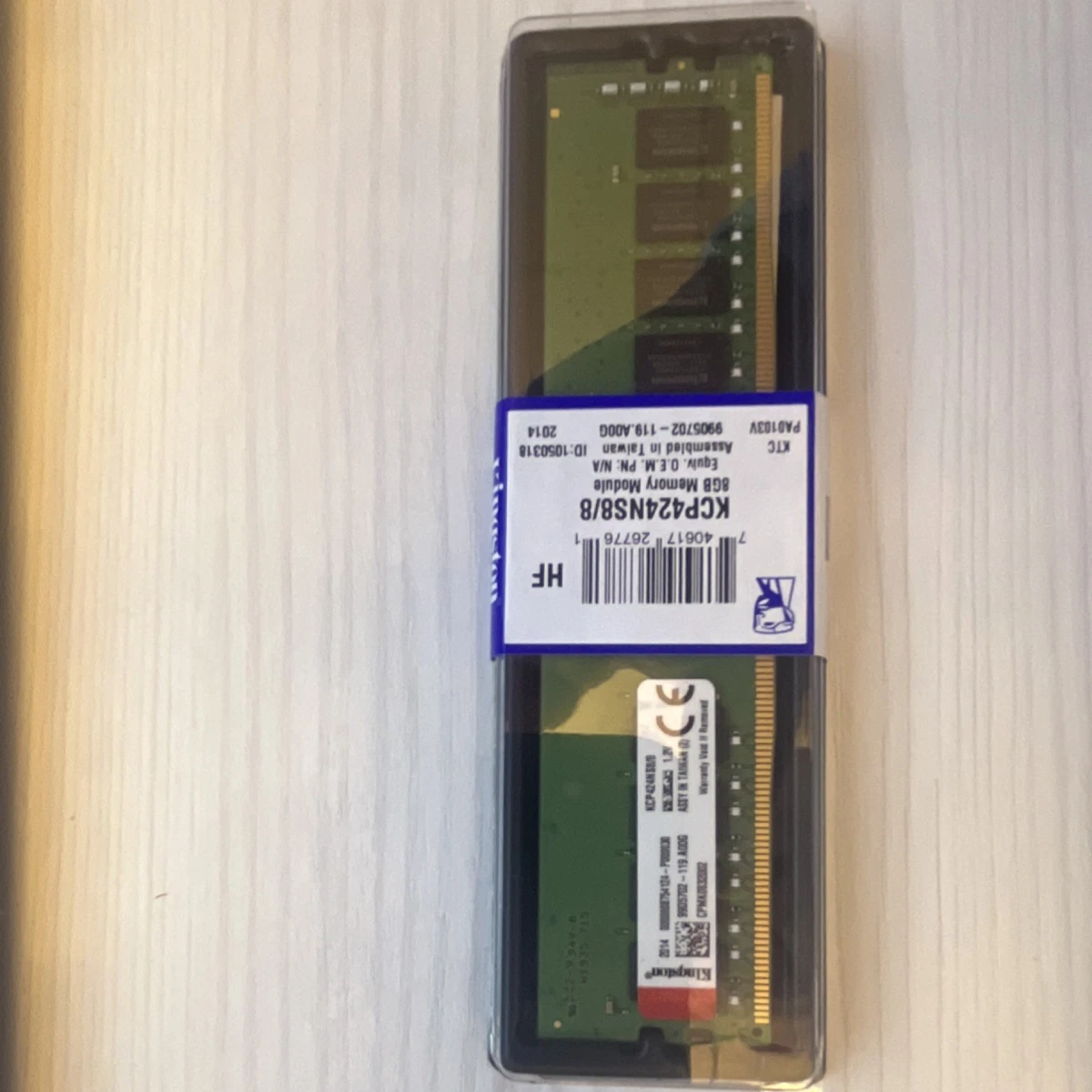 Kingston DDR4 SDRAM 8 GB Capacity per Module Memory (RAM) for sale