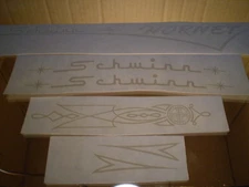 Mint Schwinn Hornet 26" Bicycle White Decal Set 