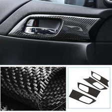 For Honda Accord 2013-2017 Real Carbon Fiber Interior Door Handle Cover Trim Kit
