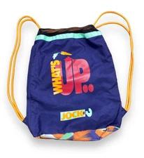 Nike drawstring bag space jam jordan vintage whats up jock backpack