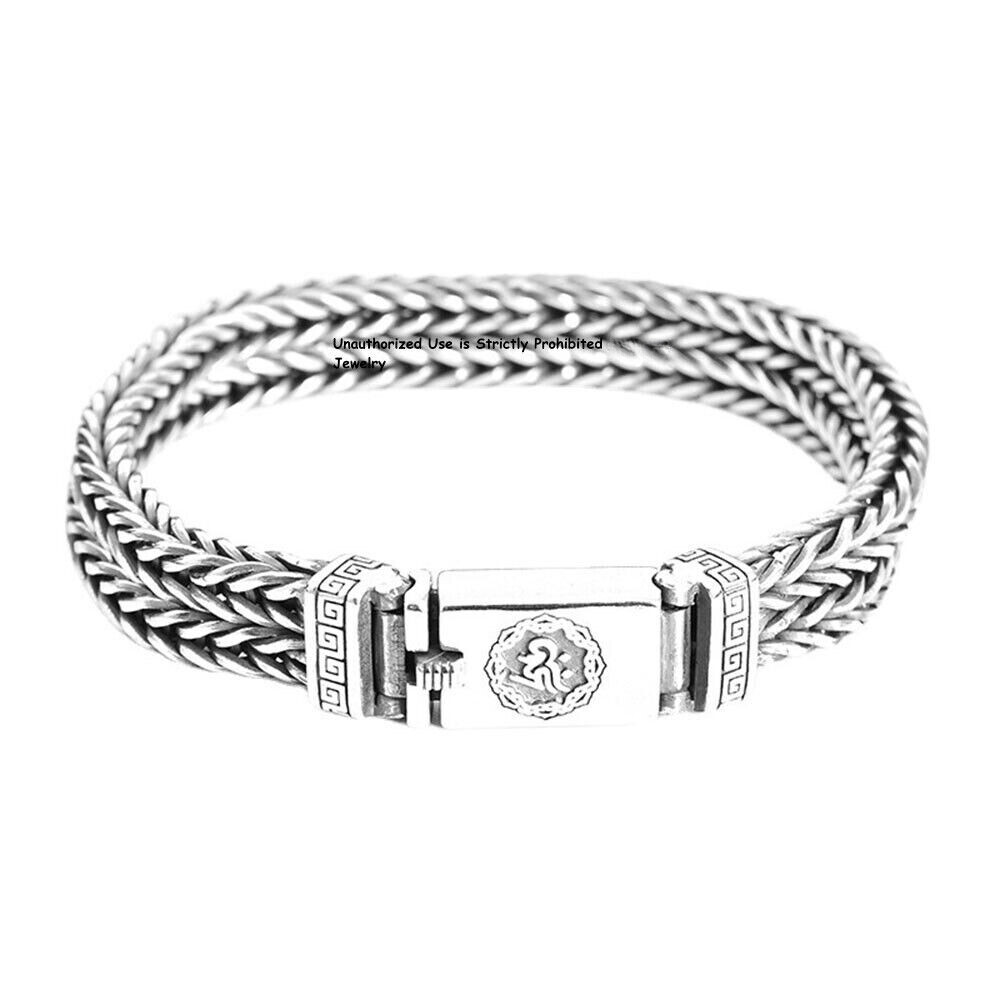 Pure S925 Sterling Silver 925 Chain 10mm Double Wheat Link