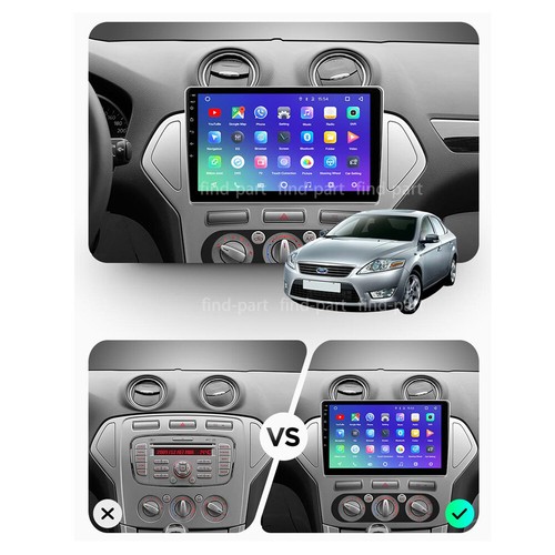 Android 12 10.1" Car Stereo Radio for 2006~10 Ford Mondeo Fusion GPS NAVI WIFI - Picture 3 of 6
