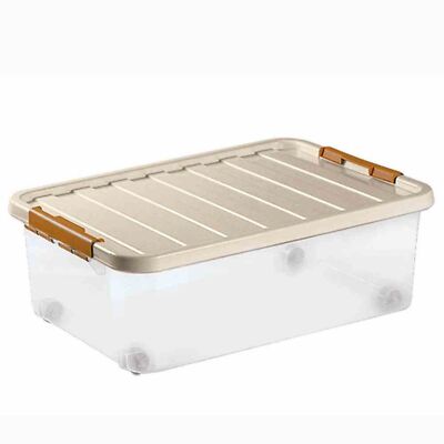 Rollerbox 25l 52x36x18 + 4 Rollen Box Boxen Aufbewahrung Möbel wohnen TOP